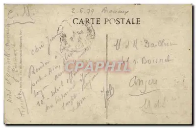 Kostiumy bretońskie — Pont-l'Abbé — Kostium festowy — B.D. — Rewers