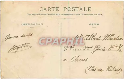 Grenoble - Der Platz der Post und Denkmal Dondart de Lagrée — Cliché A. V., Sammlung L. P., Grenoble — Rückseite