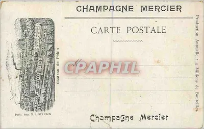Reims — Algemene uitzicht — Collectie Champagne Mercier — Achterkant