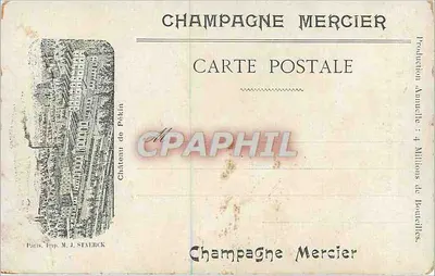Reims — Katedra — Kolekcja Champange Mercier — Rewers