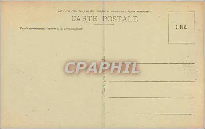 Morgat - As Agulhas da Praia do Portzic — carta postal n°1284 — Verso