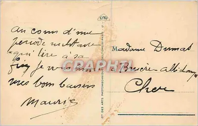 Avignon - Pałac Papieży — wydawca C.A.P. nr 98 — Rewers