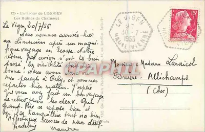 Ruiny Chalussot — Okolice Limoges — wydawca Cap — Rewers