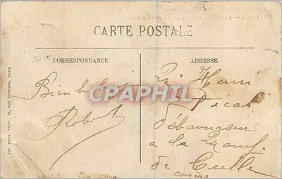 Paris — City Hall and the Pont d'Arcole — Publisher: ERP Nouv. Phot., 25, rue Fongaray, Paris — Back