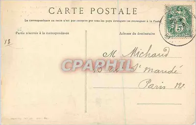 La Pointe du Raz — La Tête de Cochon et le Chapeau du Général — kolekcja Villard, Quimper — Rewers