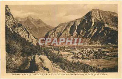 Bourg-d'Oisans — Vista Geral — Belledonne e o Sinal de Huez