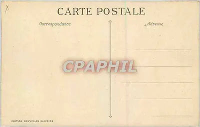 Marselha - La Cannebière e a Bourse — Edição Nouvelles Galeries, n°22 — Verso