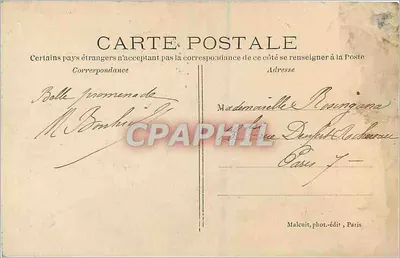 As margens da Marne de Joignville a Champigny — J. Bonil 1907 — E.M. — n°120 — Verso