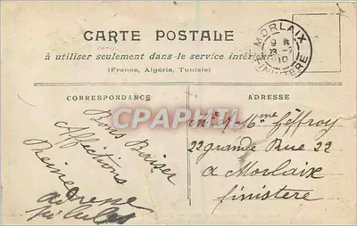Paris inundado (janeiro de 1910) — Rue Saint-Charles (Grenelle) — Coleção Taride — Verso