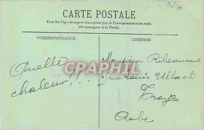LYON — Le Palais de Justice et le Coteau de Fourvière — La Tour et le Restaurant Gay — LL. — Verso