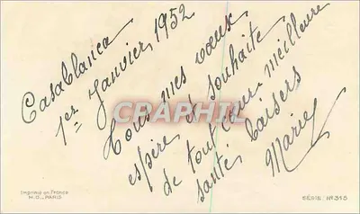 Zamieczony wioska — Czerwone różyczki — Wydawnictwo M.D. Paris, seria N°315 — Rewers
