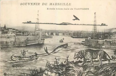 Marseille — Entrada triunfal de Tartarin — Dufour