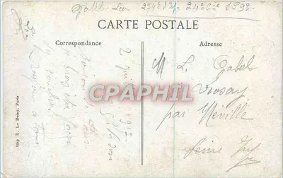 Paris — A Madeleine — Imp. E. Le Daley, Paris, n°26 — Verso