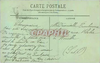 Pau — Zamek widziany z Jurançon — LL. — Rewers