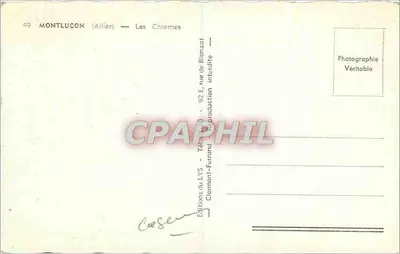 Montluçon (Allier) — Casernes — Éditions du LYS — Rewers