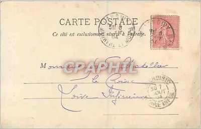 Longwy — Rue de l'Hôtel de Ville após o bombardeio de 1914-15 — editor A. Bast, n° 4460 — Verso