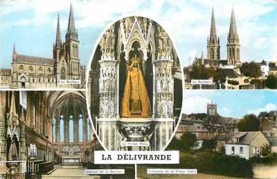 A Basílica da Redenção — Vista panorâmica e interior — Edições Artaud & Fils, Nantes