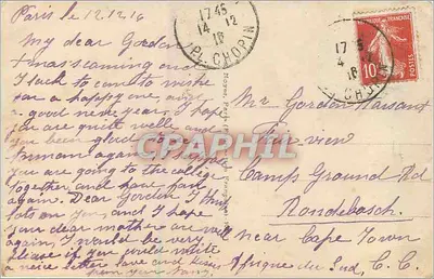 Świąteczna karta — zimowy krajobraz z kościołem — ZED 315 — Rewers
