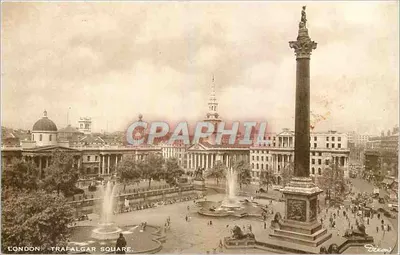 Londres - Trafalgar Square — editor J. Arthur Dixon, Newport, I.W. LON/5