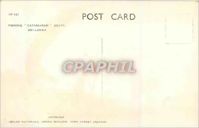 Katamarany rybackie — Sri Lanka — Ceylon Pictorials, Hemas Building, York Street, Colombo — Rewers