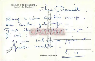Kasbah de Tifoutout — Sul Marroquino — La Cigogne, n° 15 — Verso