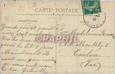 Boże Narodzenie — dekor kwiatowy i drewniany — wydawca nie widoczny — Rewers