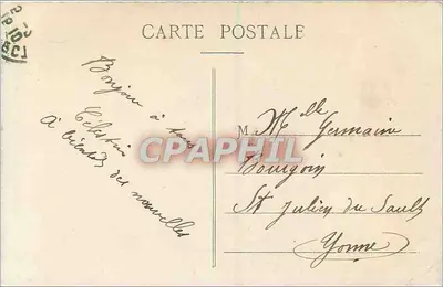 Fontaine Bartholdi - A Fachada — Lyon — E.R. — Verso