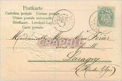 Arranjo de flores — Boas-vindas sinceras para 1904 — Editor não identificado — Verso