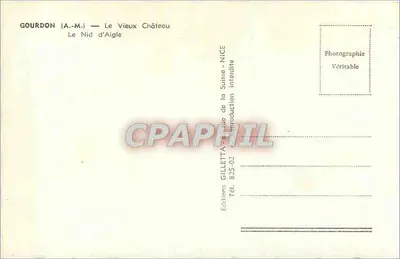Gourdon (A.-M.) — O Velho Castelo — O Ninho do Falcão — Éditions Gilletta — Verso