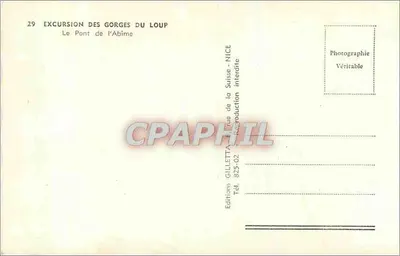 Góry Loup — Most Abîme — Wydawnictwo Gilletta, Nice — Rewers