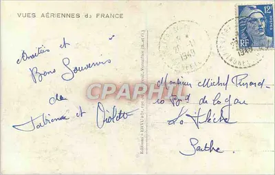 Azay-le-Rideau — luchtschot — Edities d'Ervy — Achterkant