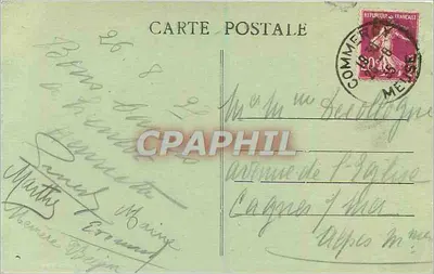 Ao redor de St-Mihiel - MONTSEC - Monumento Americano — Éditions Collin, n° 1057 — Verso