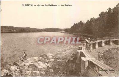 Em Morvan — Lago dos Settons — Os Rochos — Déciah, editor, Saulten