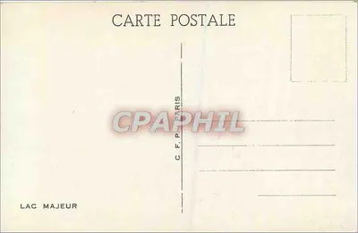 Imbarcazione a vela n°1147 — Lago Maggiore — C.F.P. Paris — Verso