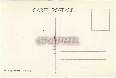 Ponte Marie — Paris — editor C.F.P. Paris — Verso