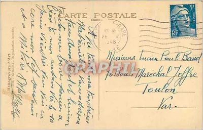 Grenoble - A Catedral e o Monumento dos Três Ordens — editor Morf — Verso