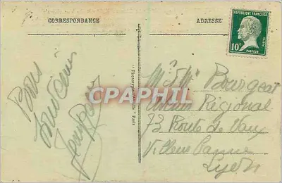 Saint-Germain-en-Laye — Zamek (XVI wiek) — Ogólny widok — Siedziba Delegacji Austriackiej na Konferencji Pokojowej, podpisana 10 września 1919 — Rewers