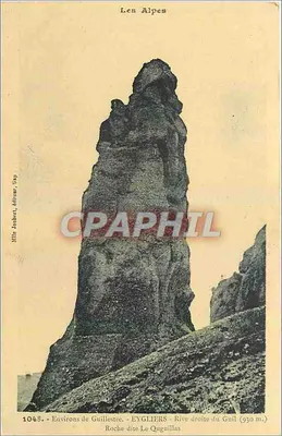 As Alpes — Roche denominada Le Quiguillas — Mille Jonbert, editor, Gap