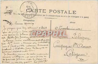 Toulon — Wejście do Rady. La Petite Parre — C.P.A. n°2 — Rewers