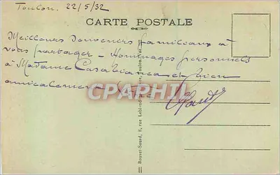 Toulon — Place de la Liberté — Wyd. B.S. n°62 — Rewers