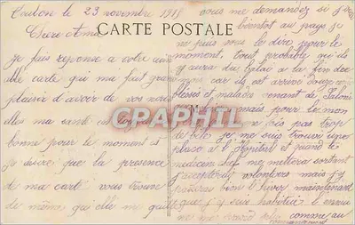 Toulon — Widok ogólny — Szpital Morski — B.C. n°161 — Rewers