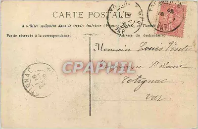 Toulon - Estação de Manteau Tamaris — Edit. Giletta fot. Nîce, n° 1784 — Verso