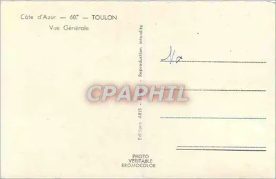 Toulon — Widok ogólny — Wydawnictwo ARIS — Rewers