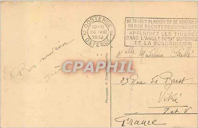 Kursaal w Ostende — wydawca Libbert, nr 91 — Rewers