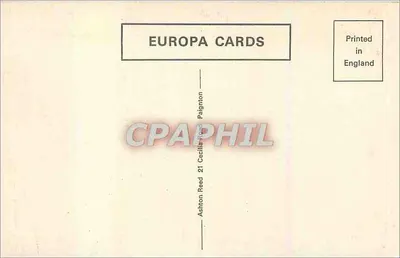 Babbacombe, Torquay, Devon — widok panoramiczny i plaża — Europa Cards C18 — Rewers