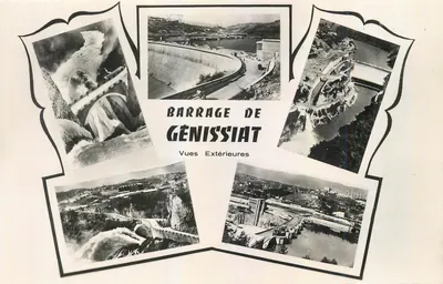 Barragem de Génissiat — Vistas Externas — Edit. Comiter Imprimerie Magon