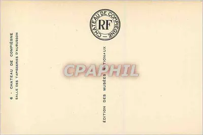 Sala Tapisserii w Aubusson — Zamek w Compiègne — Wydawnictwo Muzeów Narodowych — Rewers