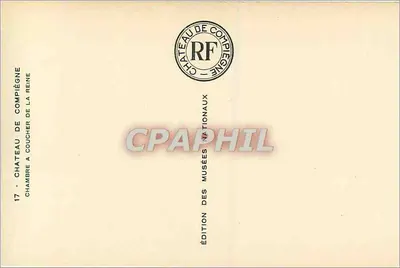 Sypialnia królowej — Zamek Compiègne — Wydawnictwo Muzeów Narodowych — Rewers