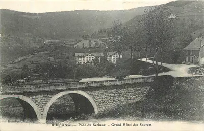 Bussang — Ponte do Séchenat - Grand Hôtel des Sources — Humbert, Bussang
