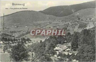 Bussang — Vista geral das Fontes — Éd. Lakanon, numerado 220